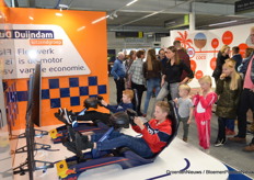 Racen bij Duijndam Uitzendbureau. Altijd leuk